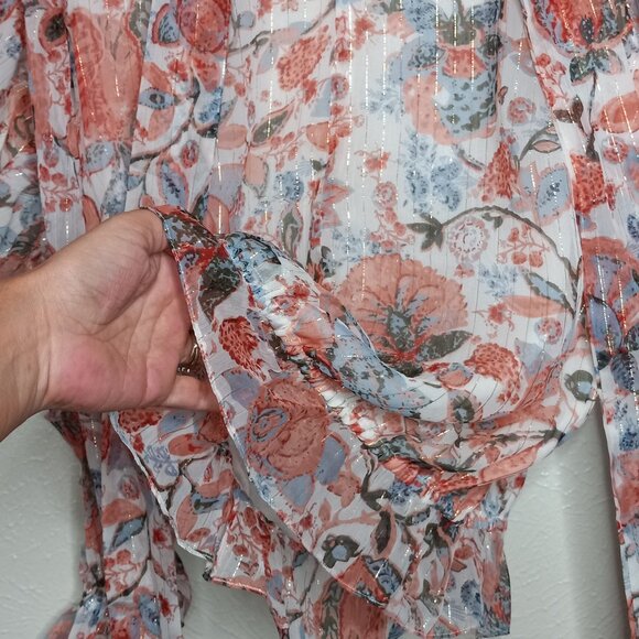 Walter Baker Floral blouse size M - Picture 3 of 6